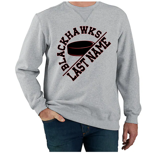 Angled Blackhawks Sweatshirt- CARHARTT