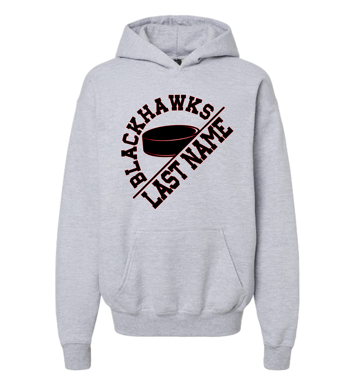 Angled Blackhawks Sweatshirts- Youth