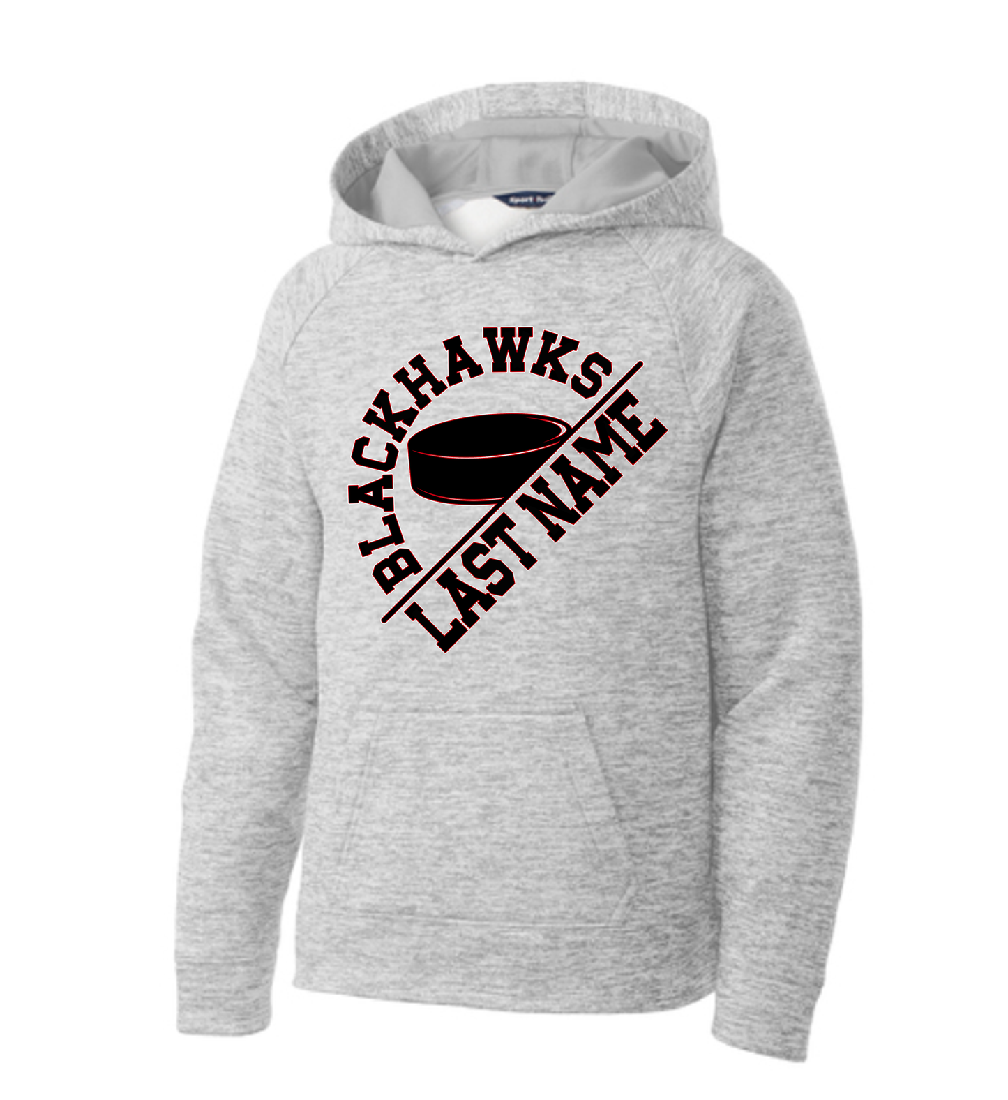 Angled Blackhawks Sweatshirts- Youth