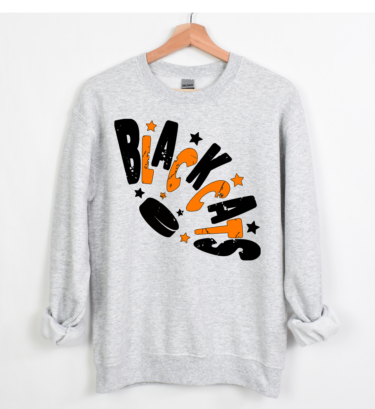 Blackcats Curved Design Sweatshirt