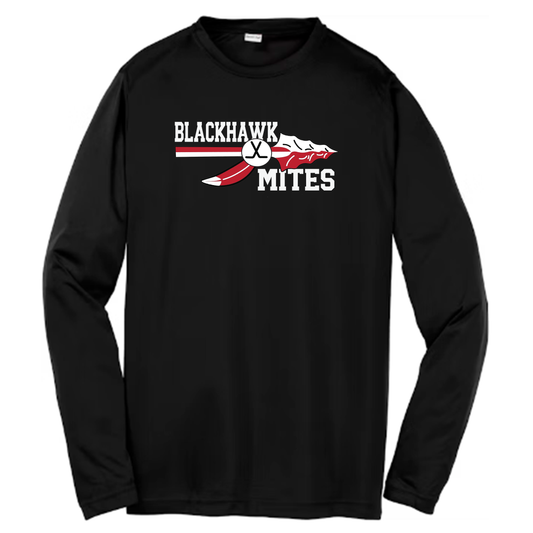 Blackhawk Mites Dry-Fit Long Sleeved Shirt -Youth