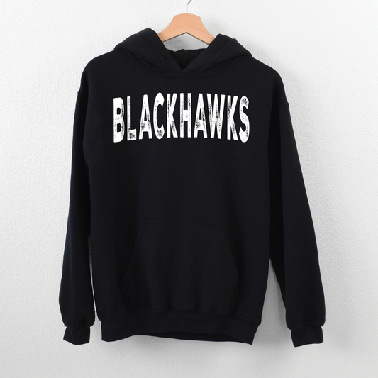Blackhawks Grunge Hoodie