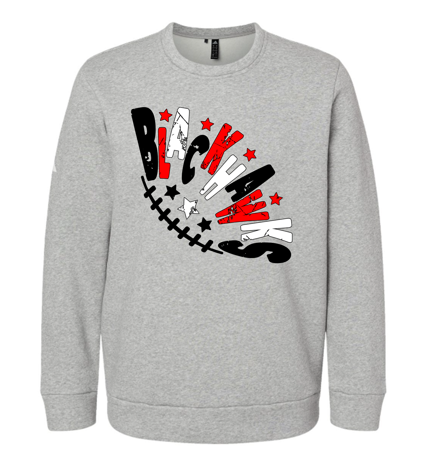 Blackhawks Football Curved Design Sweatshirt- ADIDAS