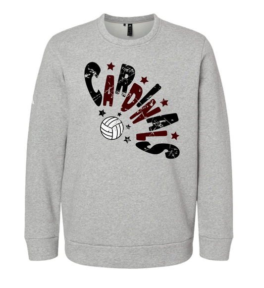 Cardinals Volleyball Curved Design Sweatshirt- ADIDAS