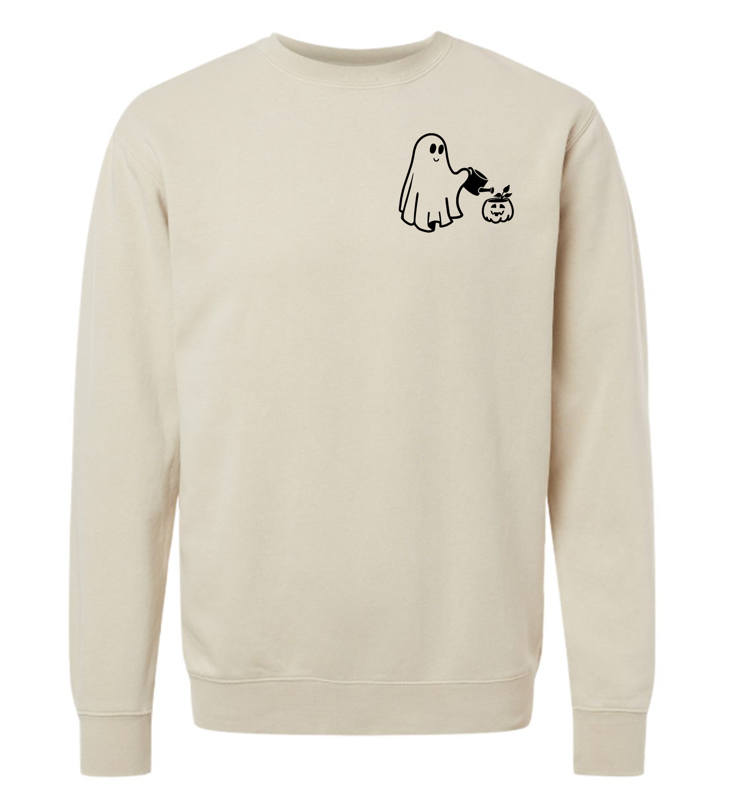 Ghost Watering Pumpkin Sweatshirt