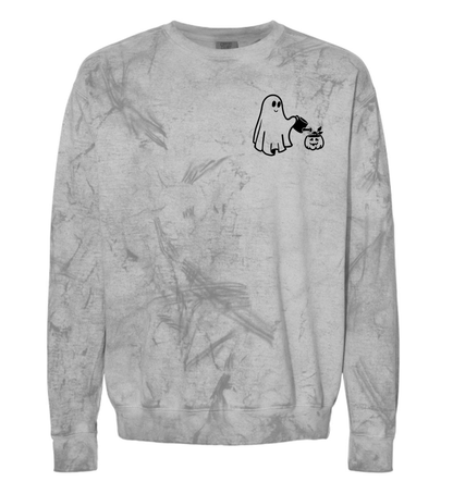 Ghost Watering Pumpkin Sweatshirt