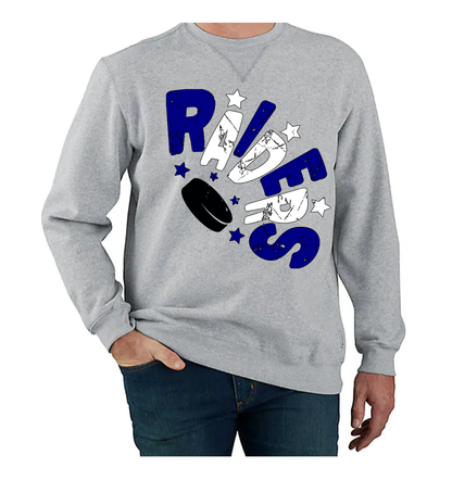 Raiders Hockey Curved Design Sweatshirt- CARHARTT