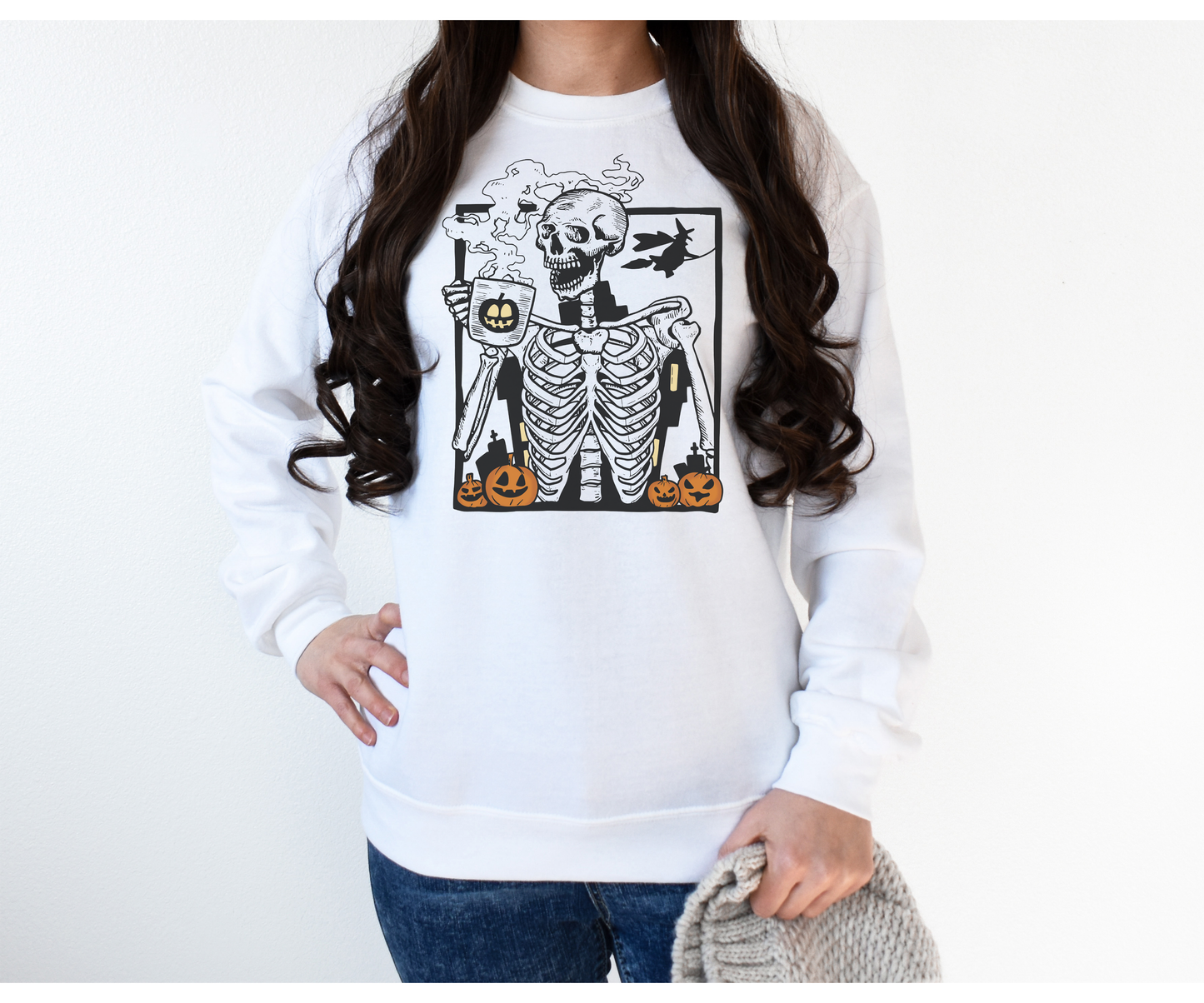 Skeleton Latte Sweatshirt