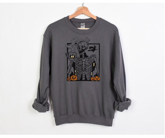 Skeleton Latte Sweatshirt