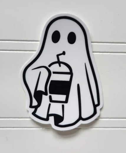 Ghost Coffee Sticker