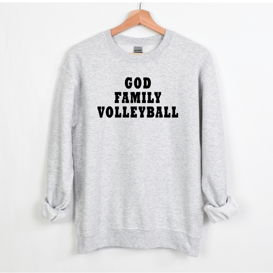 God Family Volleyball Sweatshirt