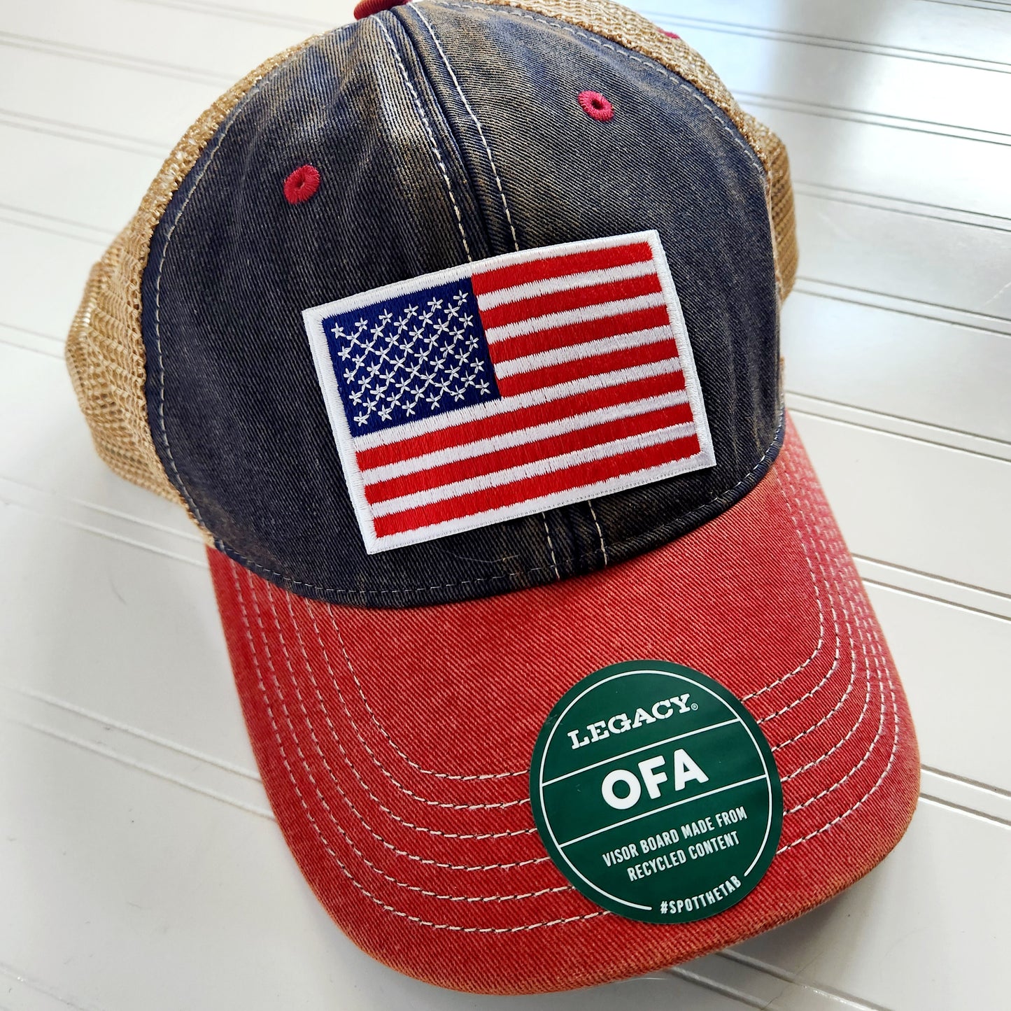 Flag Patch Trucker Hat