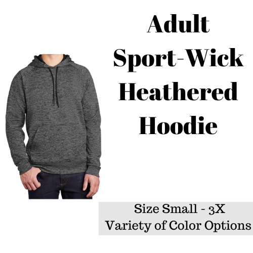 Sport-Wick Electric Heather Hoodie Sweatshirt