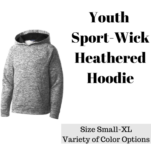 Youth Sport-Wick Electric Heather Hoodie