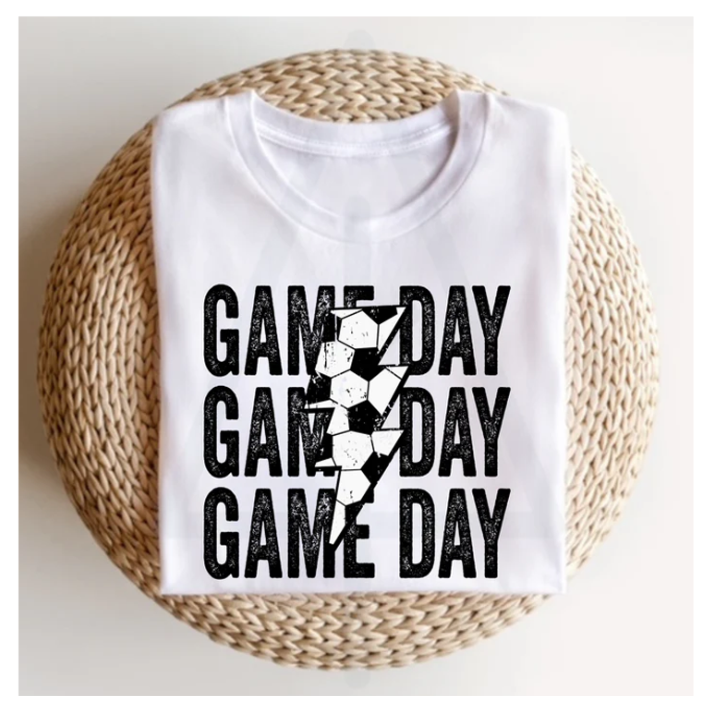 Soccer Game Day Lightening Bolt