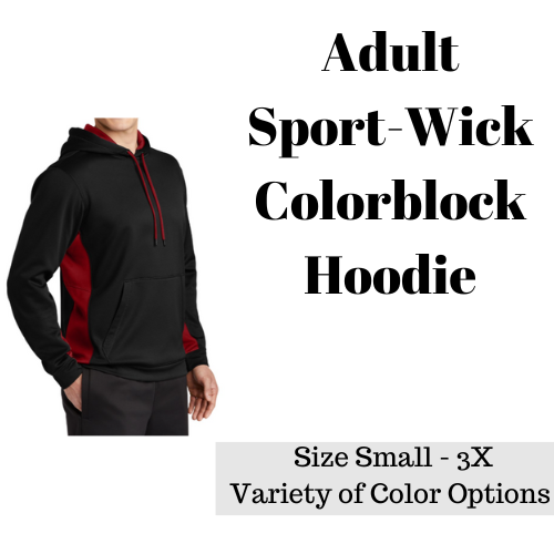 Sport-Wick Colorblock Hoodie Sweatshirt