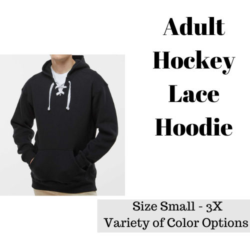 Hockey Lace Hoodie Sweatshirt